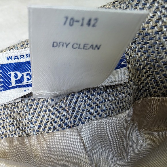 Vintage Pendleton Jacket Womens 6‎ Silver Herringbone Tweed Blazer Silk Blend - Picture 11 of 14